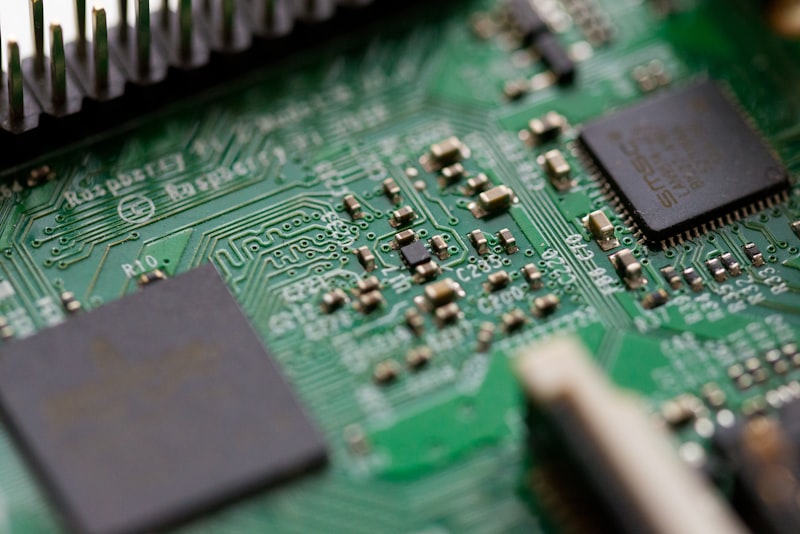 Circuit board close-up